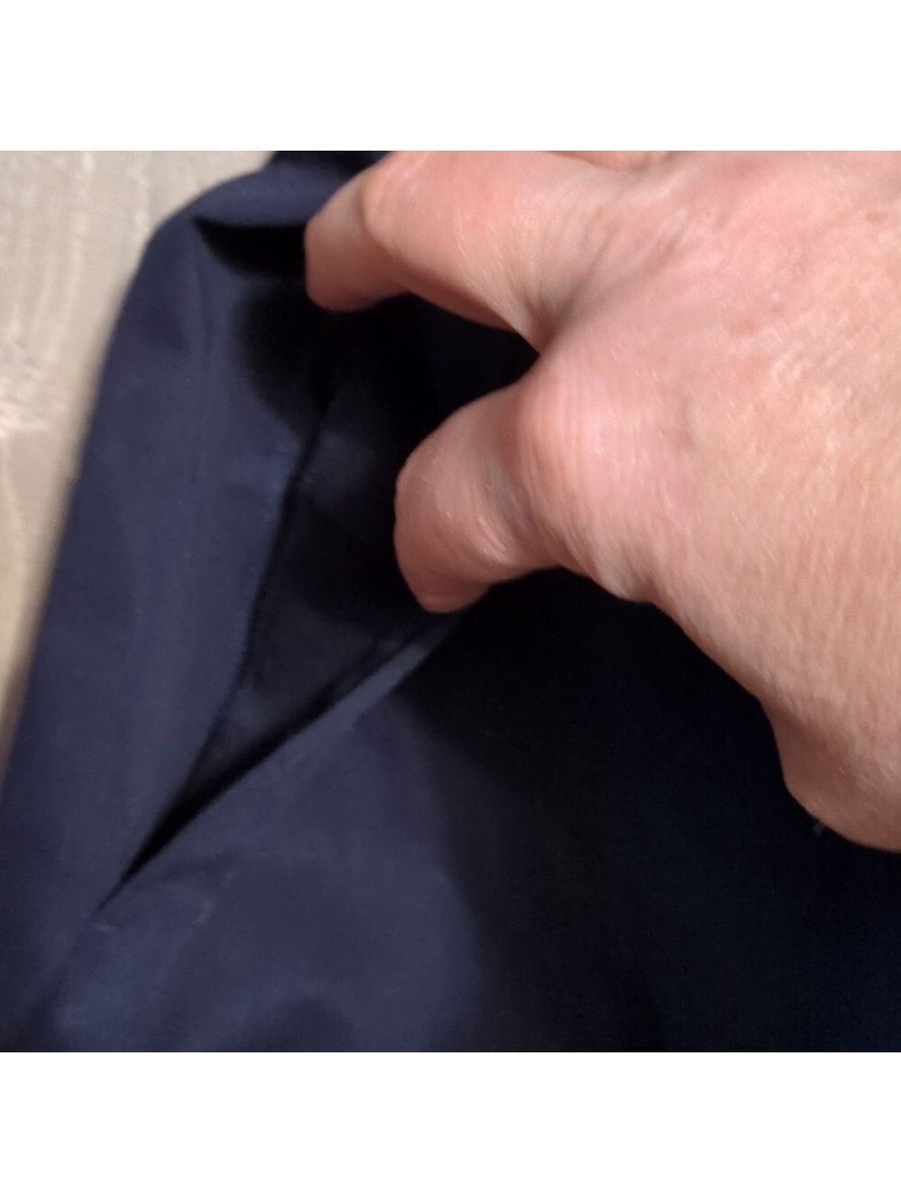 Theory Blue Midnight Easy Trouser Classic Chino Size P - Picture 3 of 10